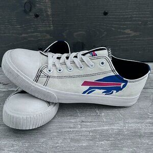 FOCO Buffalo Bills Women's Low Top Canvas Sneakers
